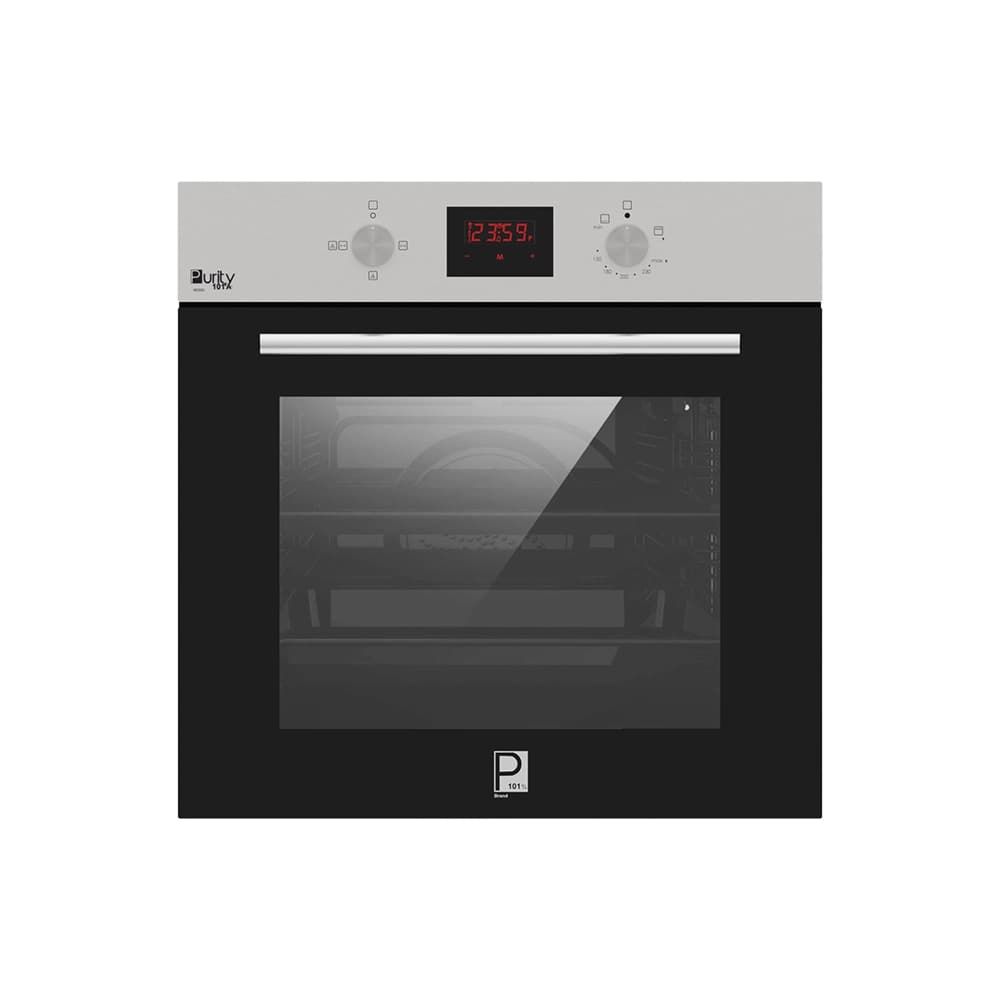 فرن غاز 60 سم من بيورتي – 65 لتر ستانلس ستيل مع أمان كامل