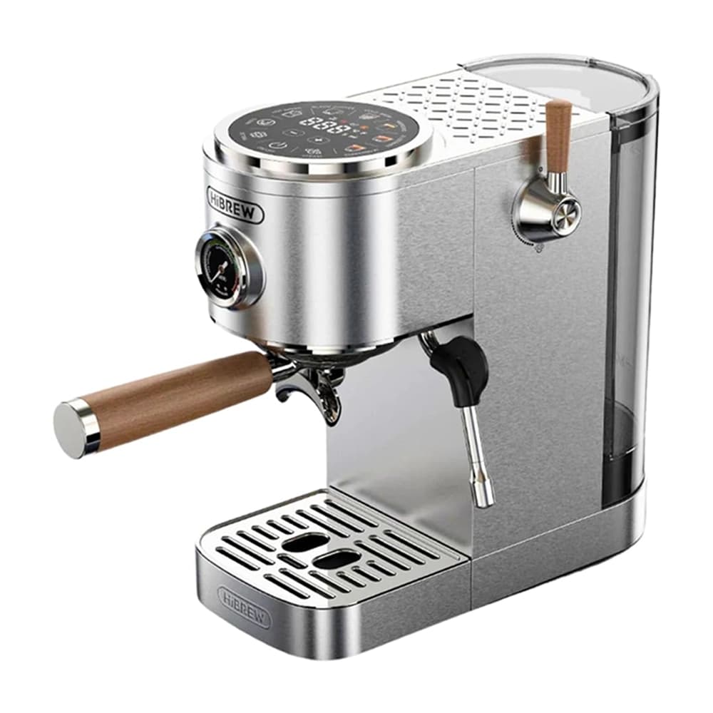 ماكينة الإسبريسو HiBREW H13 ثنائية الغلاية بشاشة لمس – احترافية بتحكم كامل