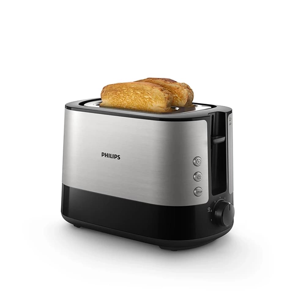 توستر فيليبس Viva Collection بفتحتين – 7 مستويات تحميص – أسود
