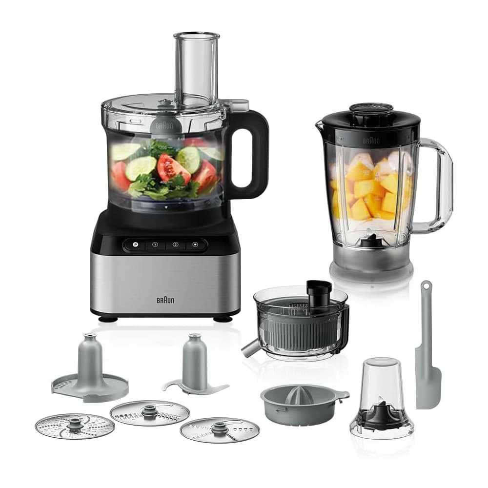 كبة ومحضّر طعام براون PurEase 12 في 1 – 800 واط – 2.1 لتر