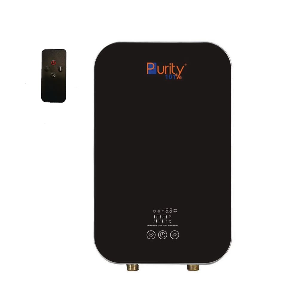 سخان مياه فوري رقمي بورتي , 7 كيلو واط , شاشة ديجيتال, تصميم حديث موفر للطاقة | P101-7BK