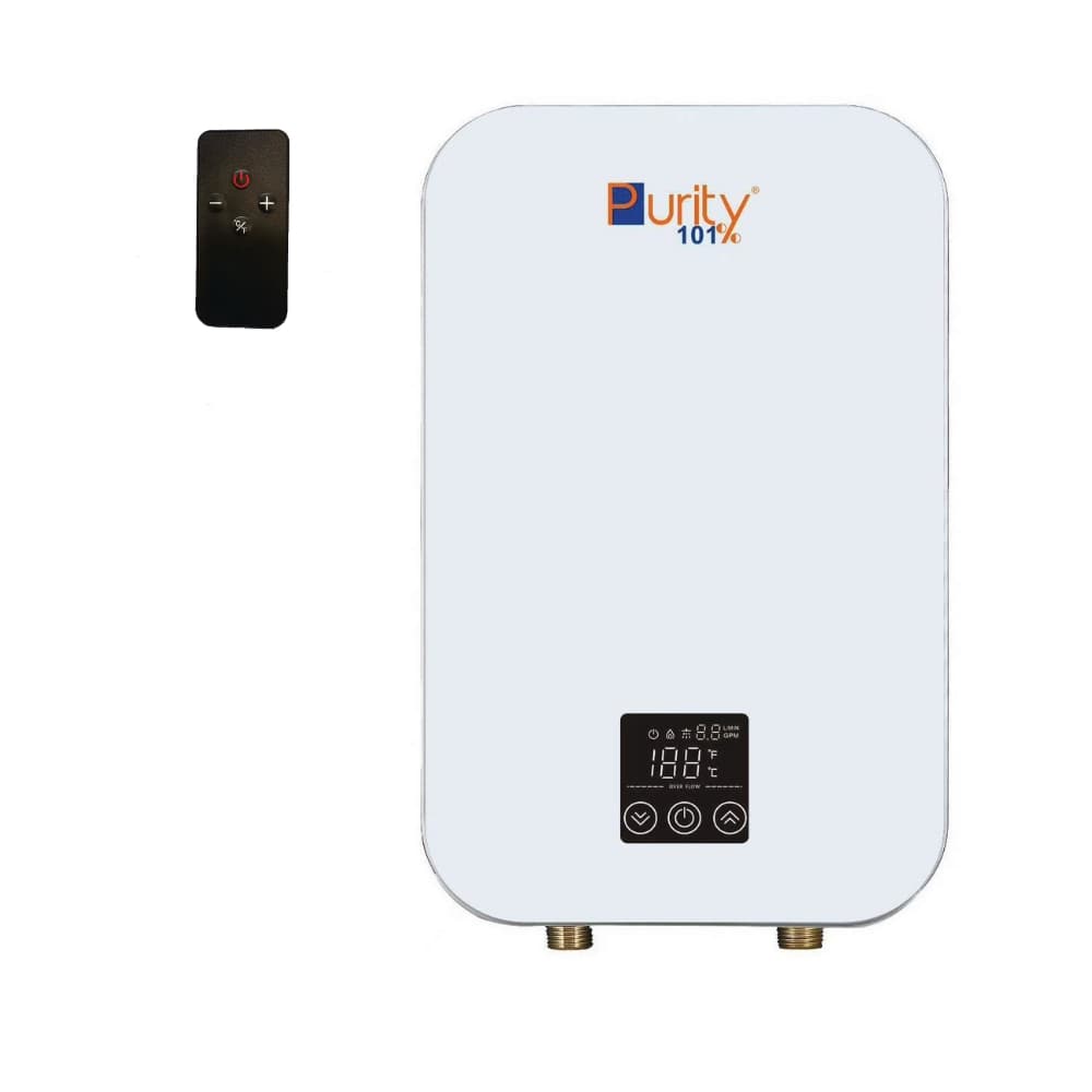 سخان مياه فوري رقمي بورتي , 7 كيلو واط , شاشة ديجيتال, تصميم حديث موفر للطاقة | P101-7WH
