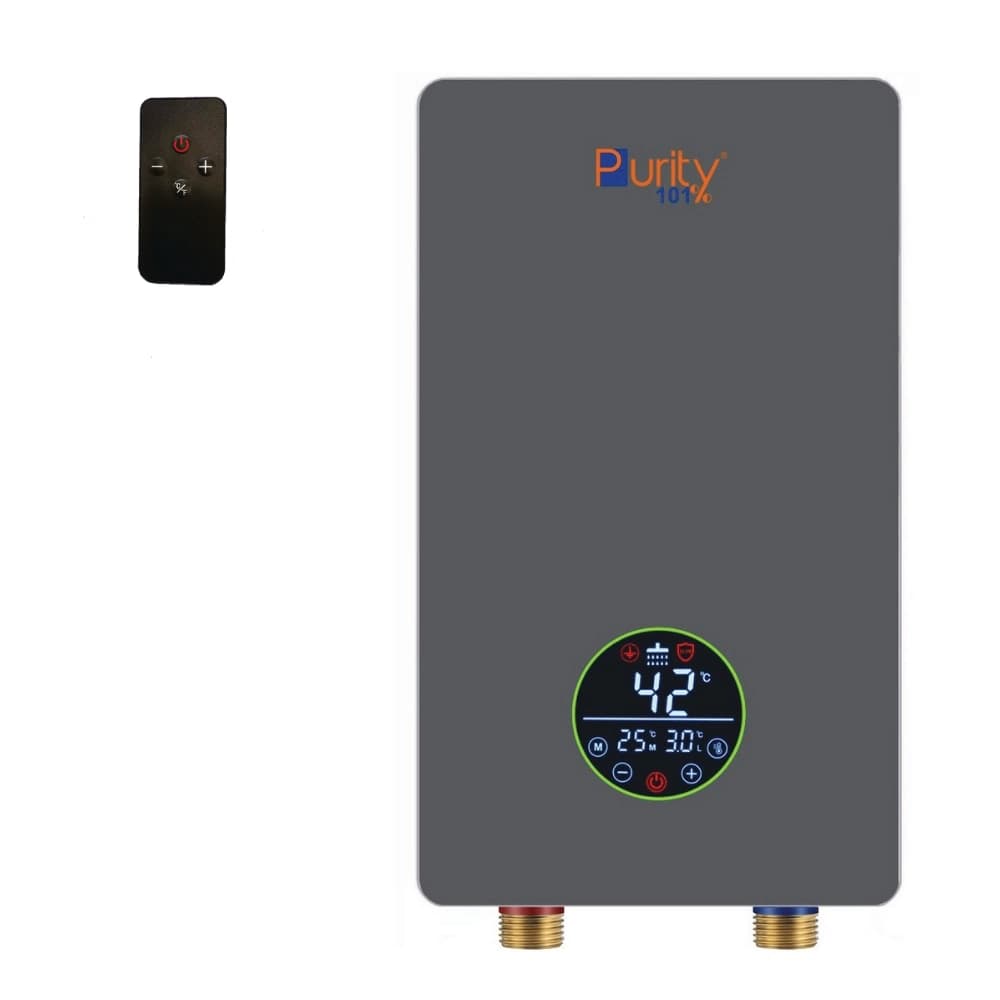 سخان مياه فوري بورتي , 11كيلو واط ، شاشة ديجيتال LED ، تحكم عن بعد ، تسخين فوري ، موفر للطاقة ، أمان عالي | P101 11GR