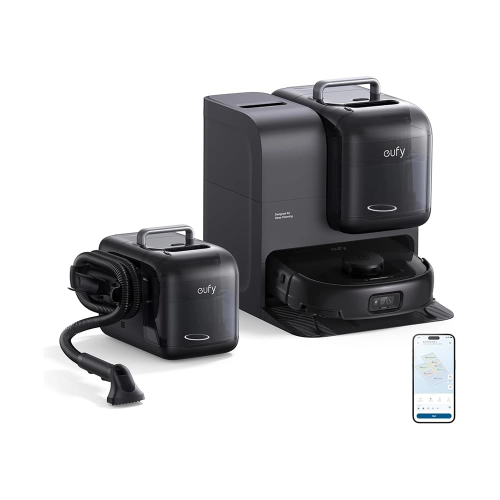 مكنسة روبوت ذكية من يوفي 3×1 , قوة شفط 20,000Pa + ممسحة HydroJet + جهاز تنظيف بقع محمول | E28