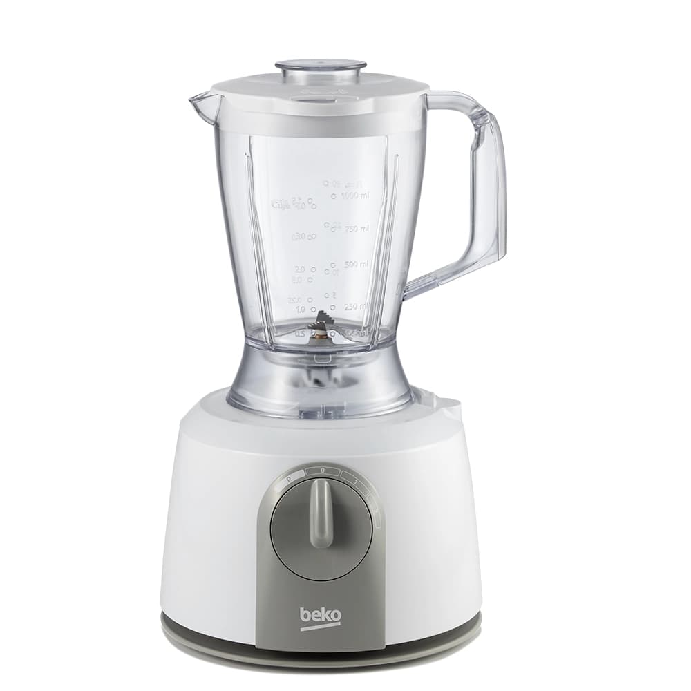 محضر طعام مع مطحنة بيكو , 1000 واط , وعاء بلاستيك وشفرات قابلة للإزالة | FPP 4402 W