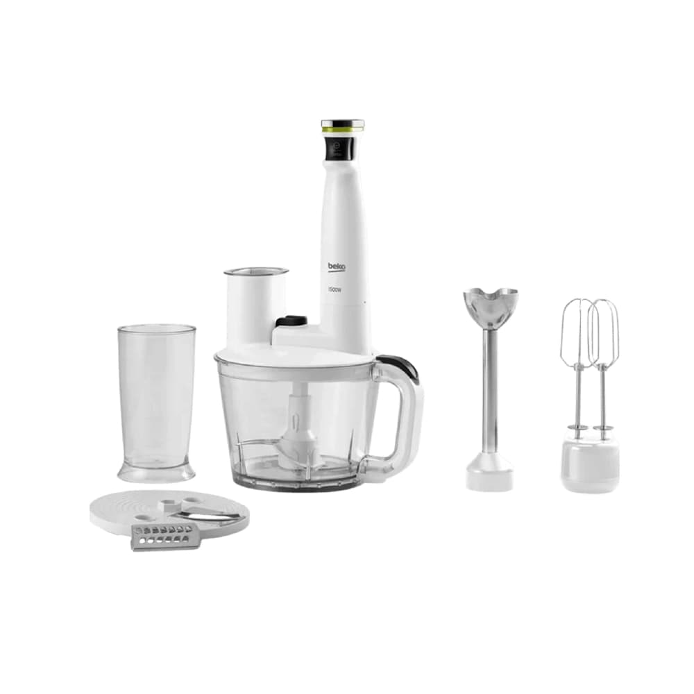 هاند بلندر بيكو 3 في 1 , 1500 واط , كبة 1.75 لتر مع مضرب وأقراص بشر وتقطيع | 5050 rhb
