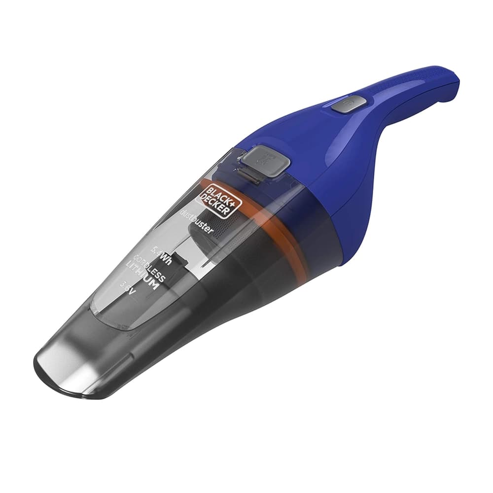 مكنسة يدوية لاسلكية بلاك آند ديكر Dustbuster , بطاريه قابله للشحن , تنظيف سريع جاف للمنزل والسيارة | NVC115WA
